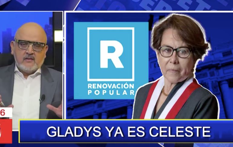 Gladys Echaíz se une a las filas de Renovación Popular, confirma Beto Ortiz