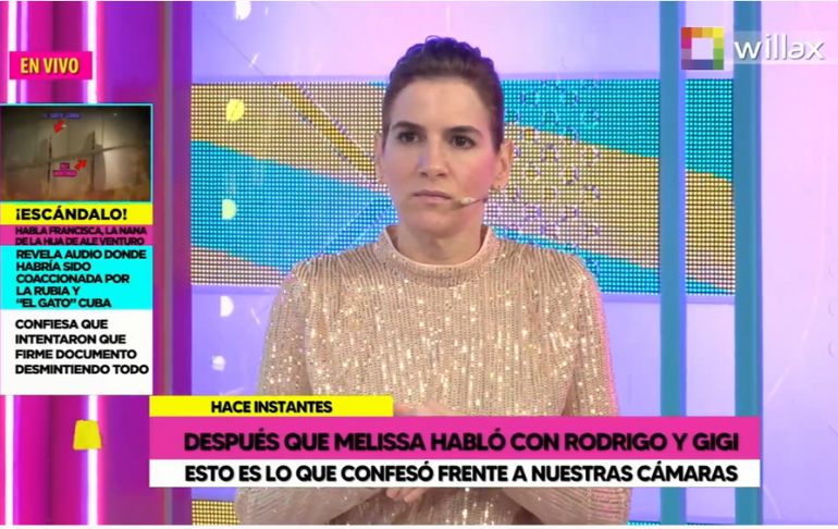 Gigi Mitre tras escuchar a la hija Melissa Paredes: "No me paraban de salir las lágrimas"