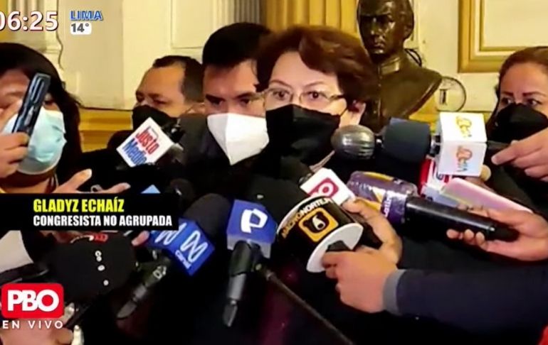 Portada: Gladys Echaíz sobre APP: "Se establecían diferencias entre los miembros del partido y los invitados"