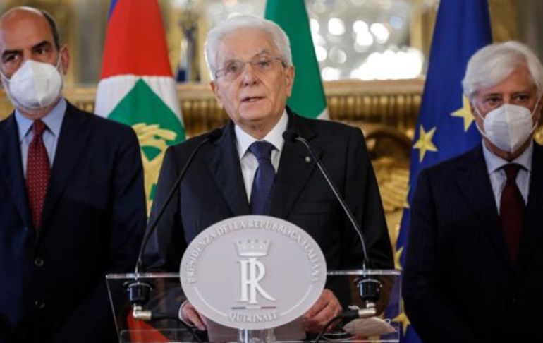 Portada: Italia: presidente disuelve el Parlamento y se convocan elecciones generales anticipadas