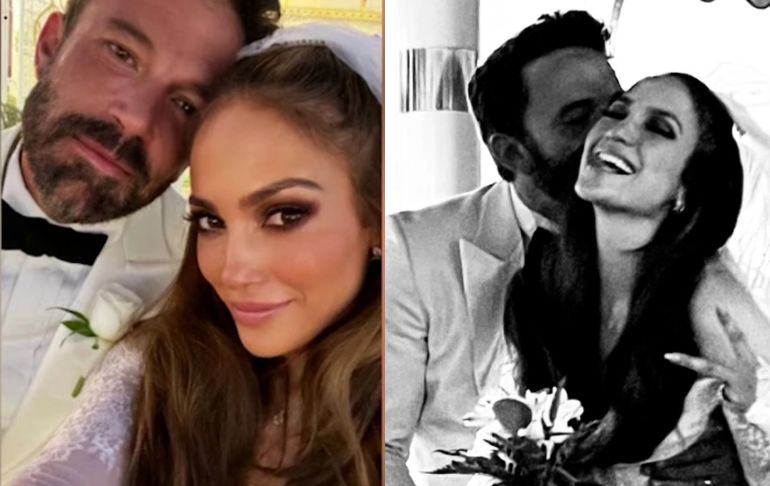 Jennifer Lopez se casó con Ben Affleck: "Fue lo mejor que podíamos haber imaginado"