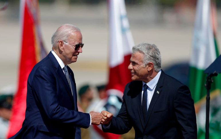 Joe Biden promete "reforzar aún más" los vínculos entre Estados Unidos e Israel