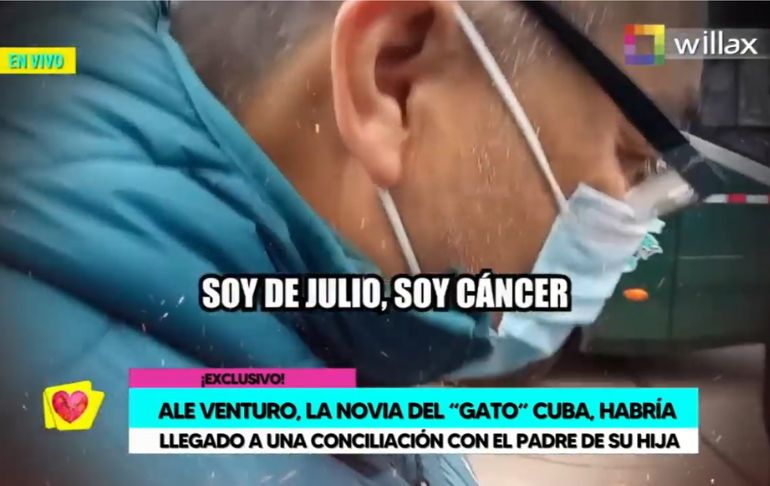 Portada: Jorge Cuba se ríe y le responde a Melissa Paredes, quien lo llamó "el cáncer de su familia" [VIDEO]