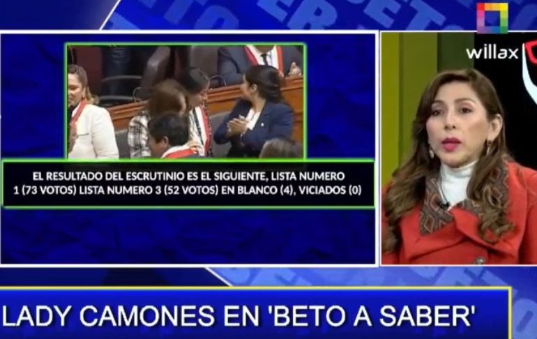 Lady Camones: Dina Boluarte ha cometido una infracción constitucional y debería ser inhabilitada [VIDEO]