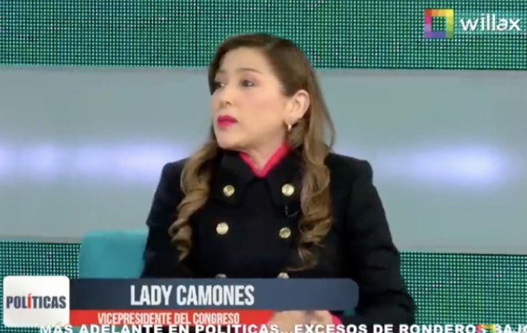 Lady Camones: "Lo más lamentable de todo es que Castillo mantenga al premier Torres" [VIDEO]