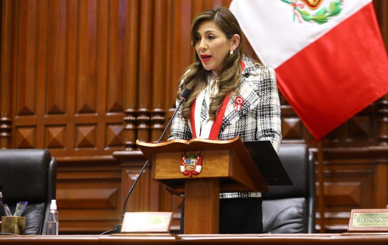 Lady Camones: "No posterguemos más nuestra responsabilidad de designar al nuevo defensor del Pueblo"