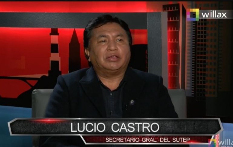 Lucio Castro: "Pedro Castillo ya no representa al magisterio nacional"