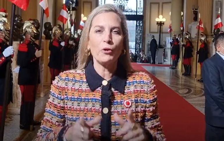 Maricarmen Alva sobre discurso de Pedro Castillo: "Sus asesores le pasaron los datos de Suiza"