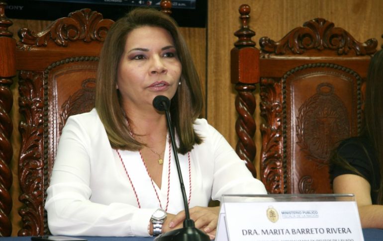 Fiscal Marita Barreto: "El presidente Pedro Castillo debe ser investigado por la fiscal de la Nación"