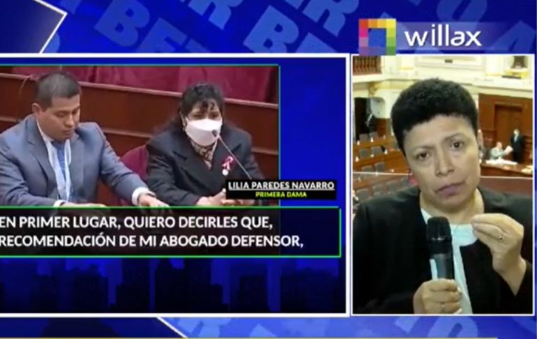 Martha Moyano: "Me apena que Lilia Paredes crea que guardando silencio va a proteger a su familia" [VIDEO]