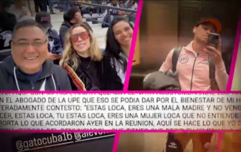 Melissa Paredes denunció a Jorge Cuba por maltrato psicológico