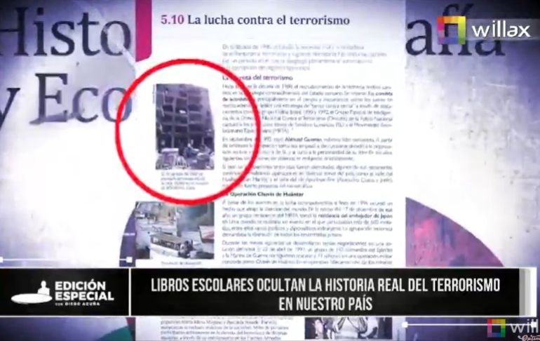 REPORTAJE | Libros escolares ocultan la historia real del terrorismo en nuestro país [VIDEO]