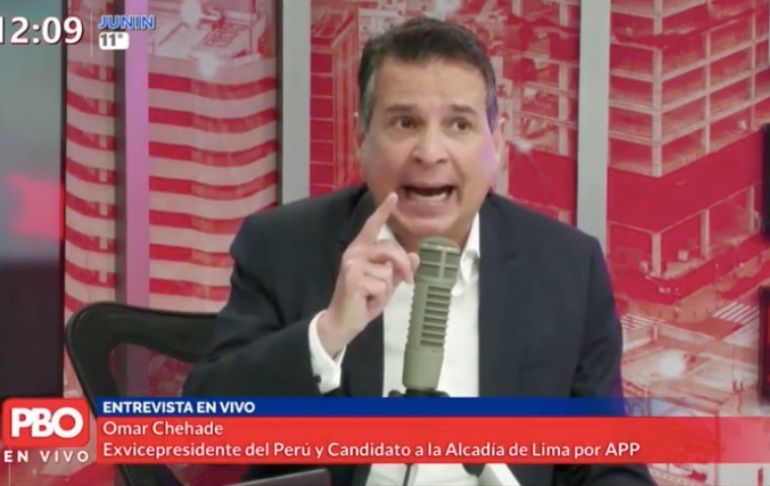 Omar Chehade: Lady Camones debería ser la carta de APP para presidir el Congreso