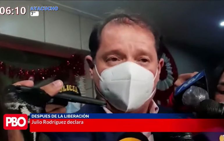 Julio Rodríguez sobre detención ilegal de Zamir Villaverde: "Es una maniobra del Gobierno"