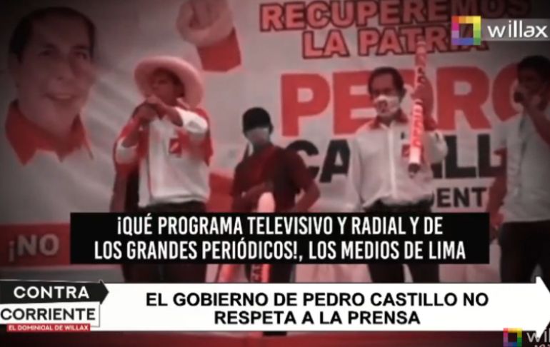 La amenaza de los ronderos simpatizantes de Pedro Castillo contra la prensa [VIDEO]