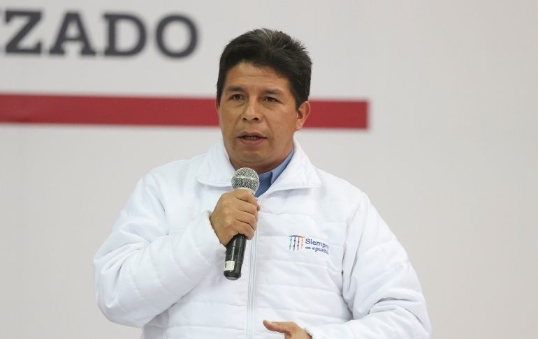 Pedro Castillo tiene un helipuerto informal en Chota