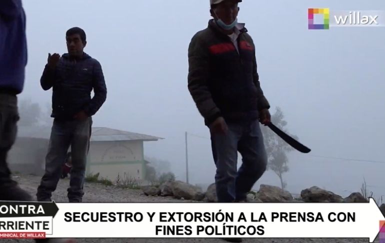 Portada: Ronderos que secuestraron a periodistas insisten en que cualquier persona extraña tiene que pedir permiso para transitar [VIDEO]