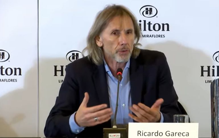 Ricardo Gareca: “Le planteé a mi familia que me acompañen a vivir a Lima”