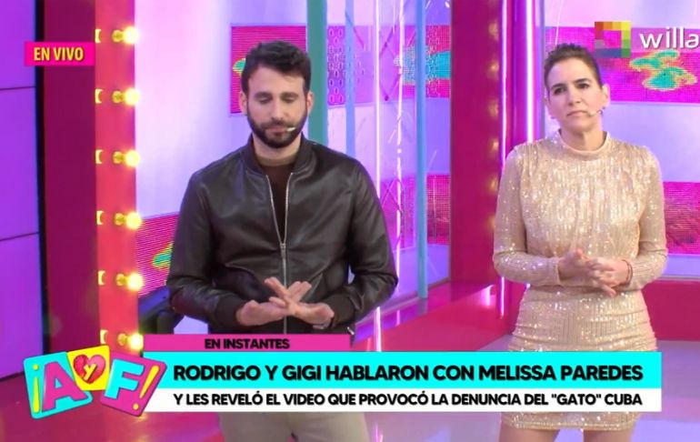 Rodrigo González se quiebra tras ver video donde hija de Melissa Paredes acusa a Rodrigo Cuba