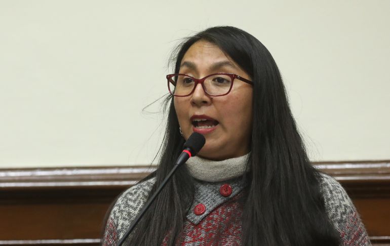 Ruth Luque: Senmache debe aclarar lo dicho sobre el paradero de Juan Silva