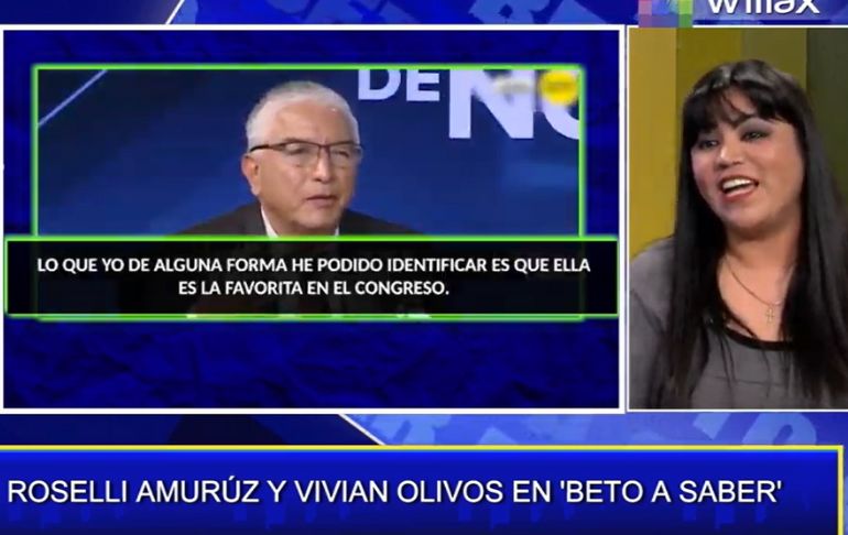 Vivian Olivos: César Acuña cree que Alianza Para el Progreso es su universidad [VIDEO]