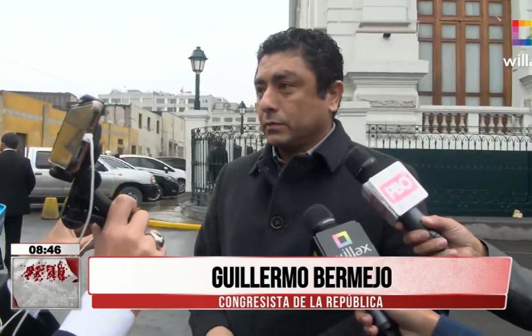 Portada: Bermejo sobre cuotas partidarias en gobierno de Pedro Castillo: "Es absurdo y negativo"