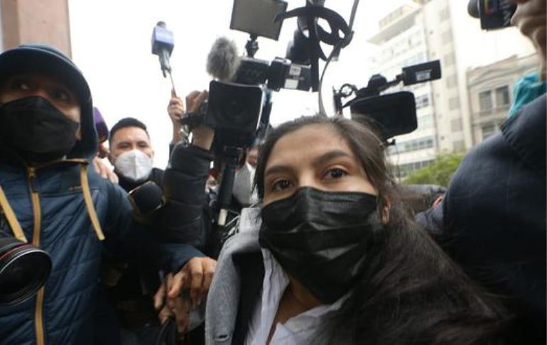 Yenifer Paredes: cuñada de Pedro Castillo acude a declarar ante fiscalía anticorrupción