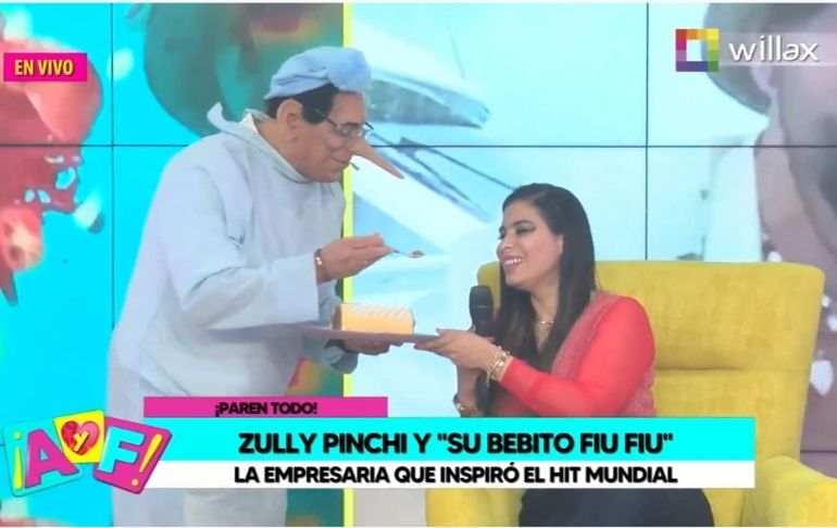 Gigi Mitre le dice "golosa" a Zully Pinchi durante entrevista en Amor y Fuego [VIDEO]