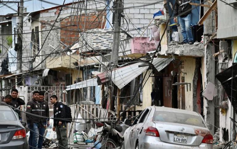 Gobierno de Ecuador ofrece recompensa de 10 mil dólares por información sobre explosión terrorista