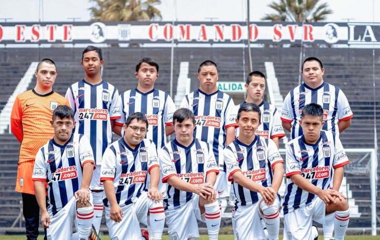 Alianza Lima presentó a su equipo de Futsal Down que jugará ante Universitario