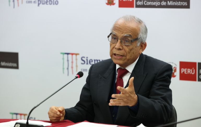 Aníbal Torres al Congreso: "Estoy dispuesto a someterme a cualquier decisión, incluso a la censura"