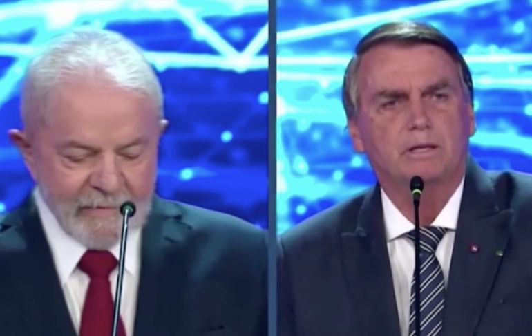 Brasil: Jair Bolsonaro y Lula da Silva se vieron las caras en primer debate televisado