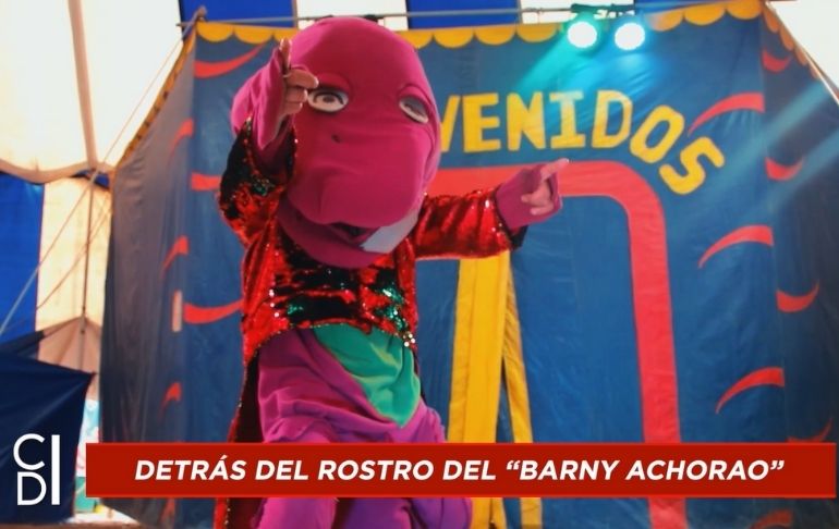 Crónicas de Impacto: ¿Quién está detrás del Barney achorao? [VIDEO]