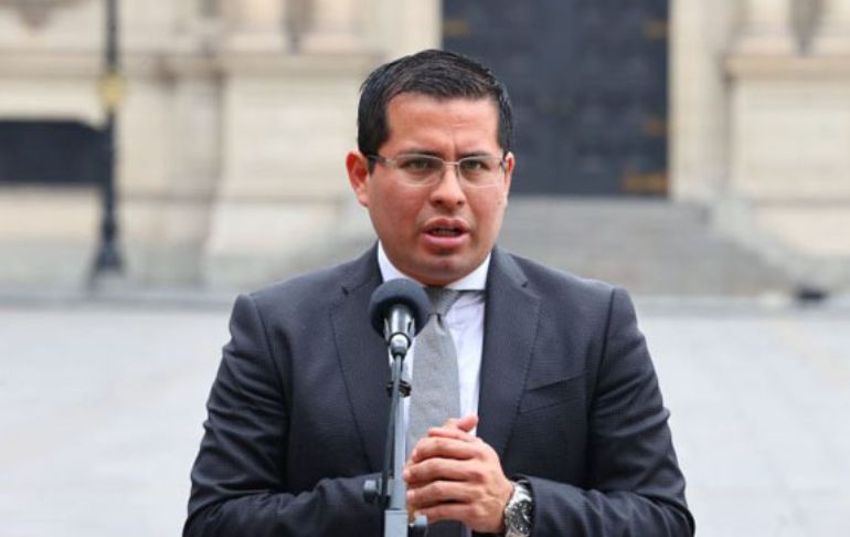 Benji Espinoza adelantó que no entregarán videos de cámaras de seguridad de Palacio de Gobierno