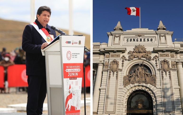 Pedro Castillo encara al Congreso y dice que le tiende la mano "por última vez"