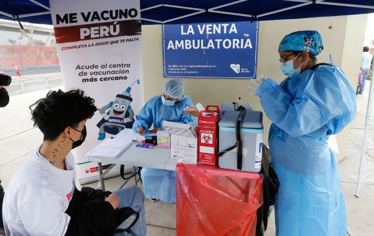 COVID-19: más de 29 millones 711 mil peruanos ya fueron vacunados