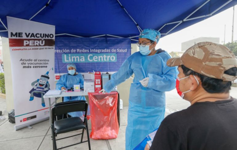 COVID-19: más de 29 millones 715 mil peruanos ya fueron vacunados