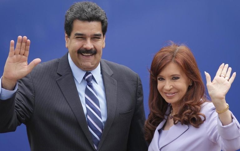 Nicolás Maduro califica de “inaceptable" acusaciones contra Cristina Kirchner