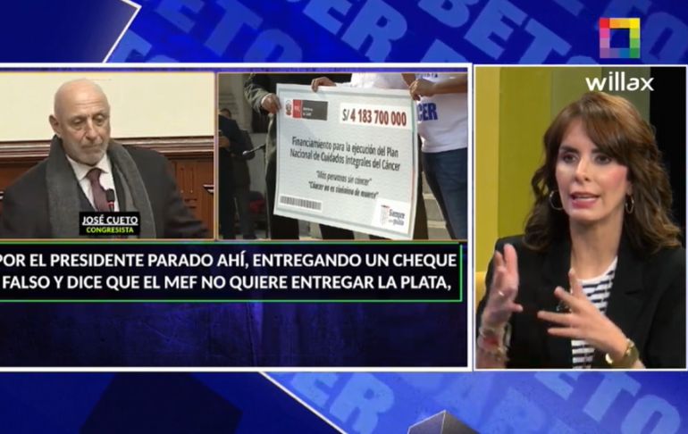 Carla García: Pedro Castillo hizo un "show asqueroso" llevando niños con cáncer a Palacio [VIDEO]