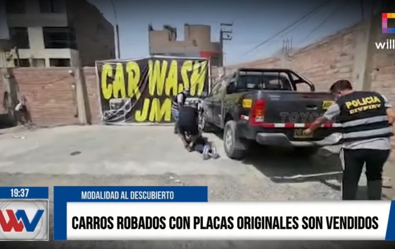 Portada: INFORME ESPECIAL | Carros robados con placas originales son vendidos [VIDEO]