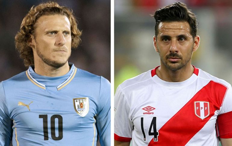 Portada: Conmebol: Claudio Pizarro se enfrenta a Diego Forlán en el "Duelo de Leyendas"