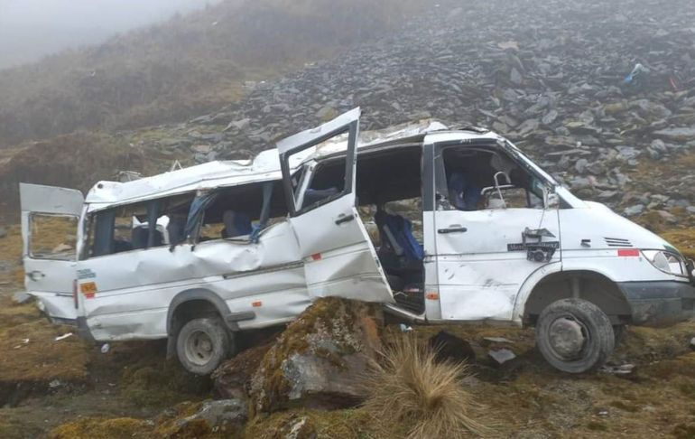 Cusco: cuatro turistas fallecen en accidente de tránsito