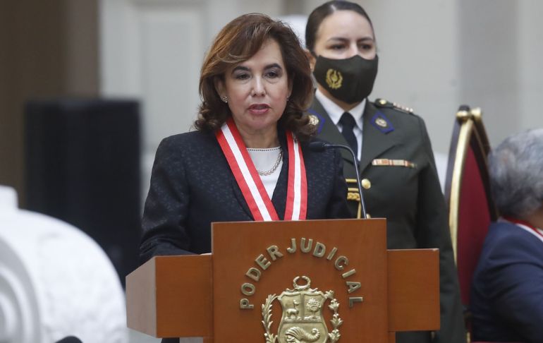Elvia Barrios: "En el Poder Judicial impartimos justicia y no hacemos persecución política"