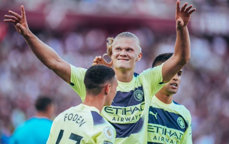 Portada: Premier League: Con doblete de Erling Haaland, Manchester City derrotó al West Ham [VIDEO]