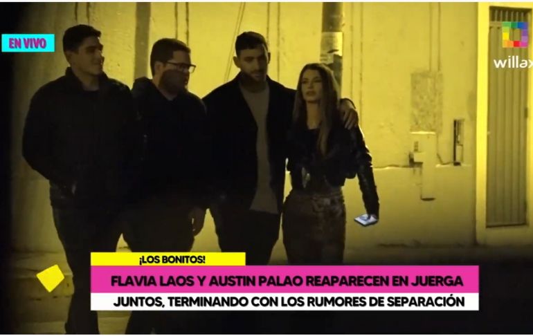 Portada: Flavia Laos y Austin Palao reaparecen en fiesta juntos tras rumores de separación [VIDEO]