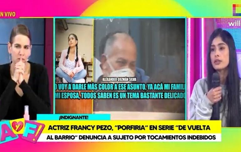 Actriz Francy Pezo rompe su silencio tras denunciar a sujeto por tocamientos indebidos