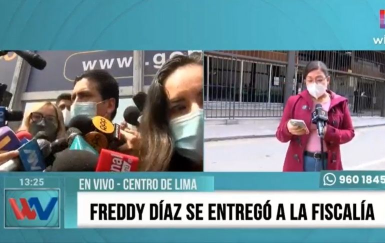 Portada: Freddy Díaz afirma que no acudió a la Fiscalía porque no fue notificado