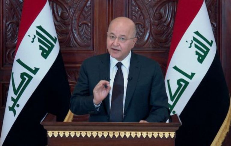 Portada: Irak: Presidente Barham Saleh pide elecciones anticipadas para poner fin a crisis política