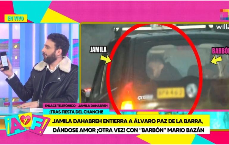 Jamila Dahabreh niega haberse besado con empresario Mario Bazán: "Es mi amigo"