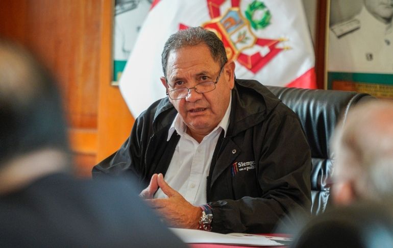 Portada: José Gavidia revela que su renuncia al cargo de ministro ha sido aceptada